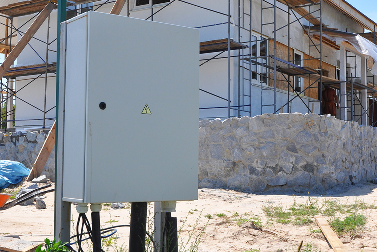 Baustrom bei Elektro-Anlagen Kadner in Pirna