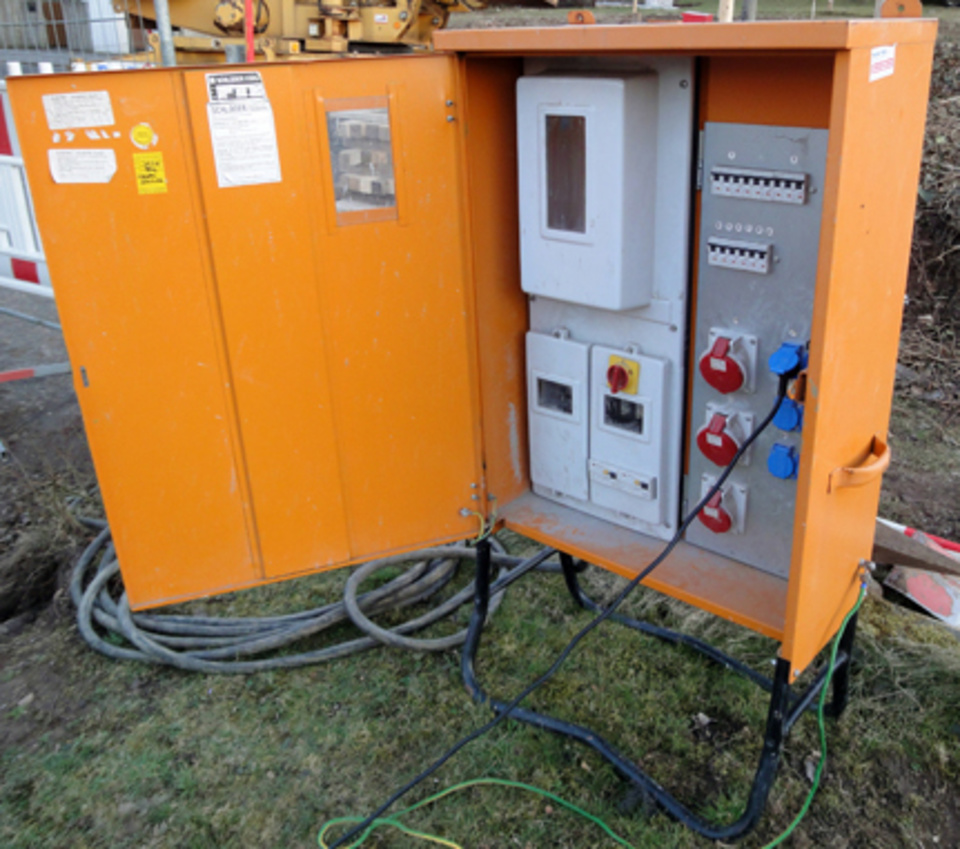 Baustromkasten bei Elektro-Anlagen Kadner in Pirna